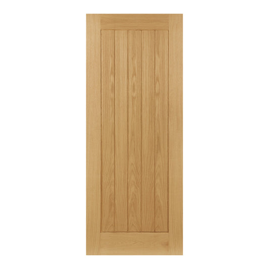 Internal Oak Ely Fire Door FD30 Unfinished