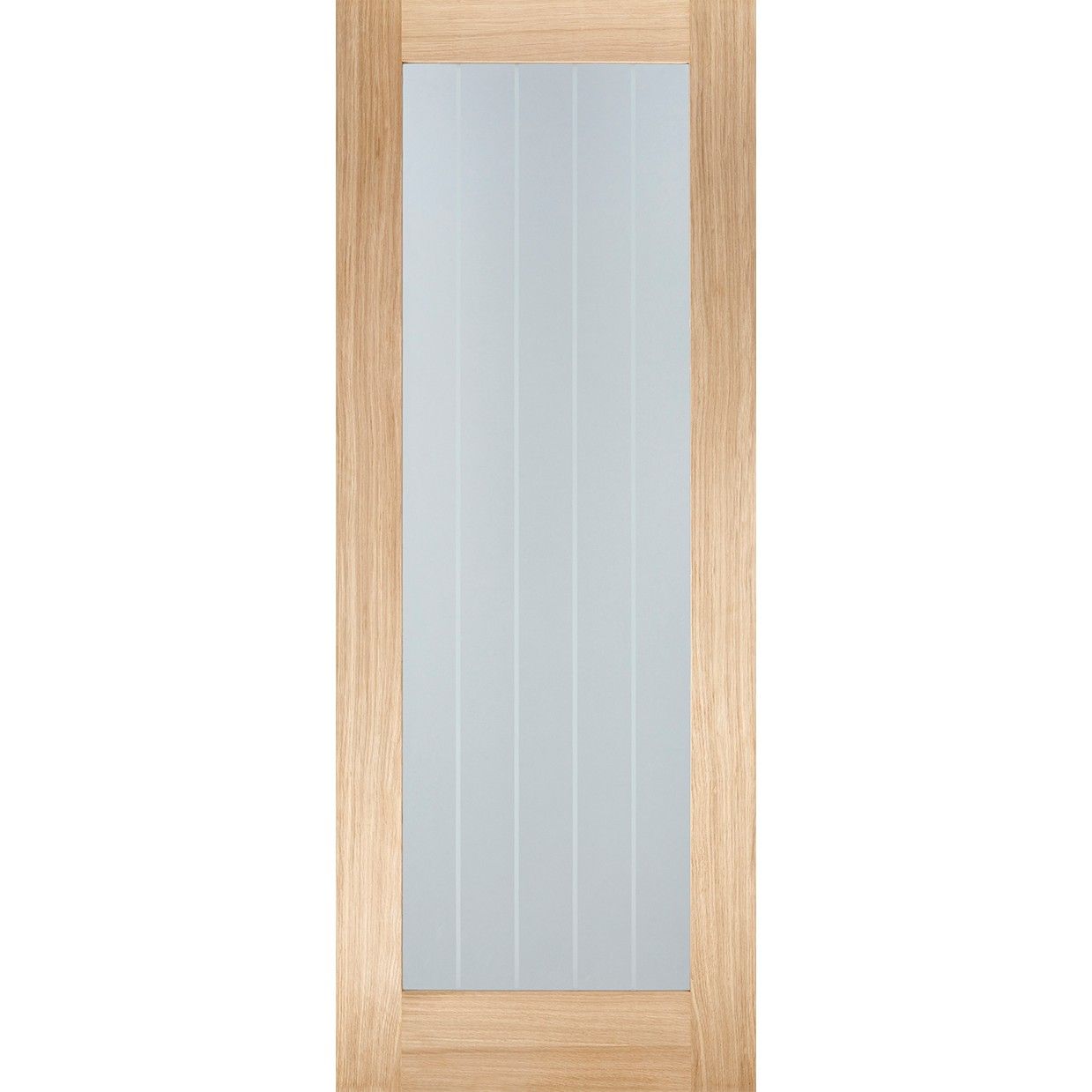 Internal Oak Mexicano Pattern 10 Glazed Fire Door FD30 Fully Finished