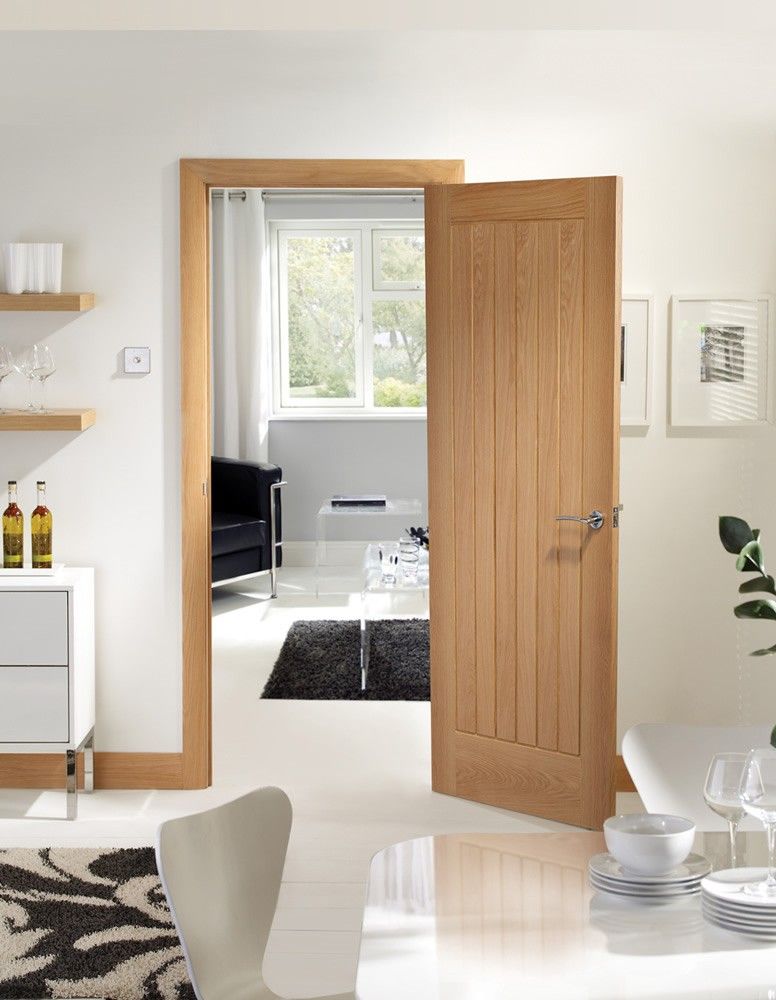 XL Joinery Internal Oak Suffolk Half Hour Fire Rated Door FD30 Essentials