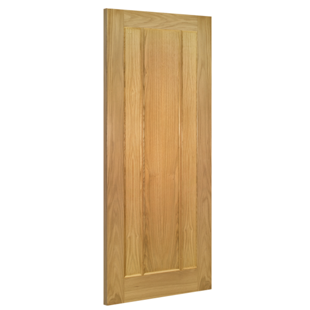 Deanta Internal Oak Norwich Fire Door FD30 Rated 3 Panel