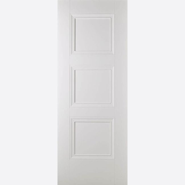 Internal White Amsterdam Door 3 Panel