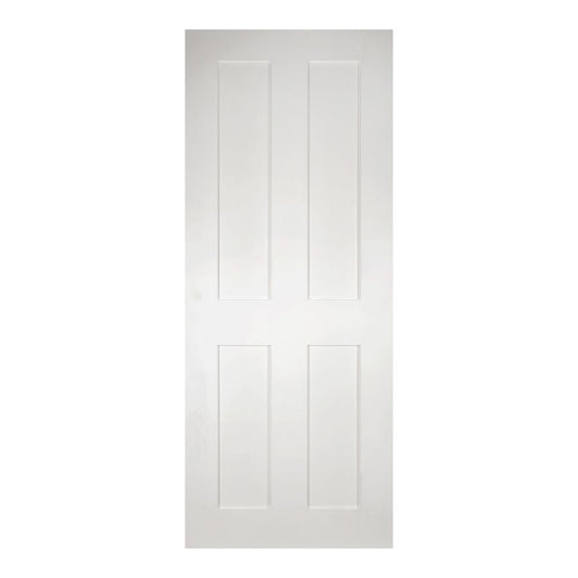 Deanta Internal White Eton Fire Door 4 Panel FD30 Primed