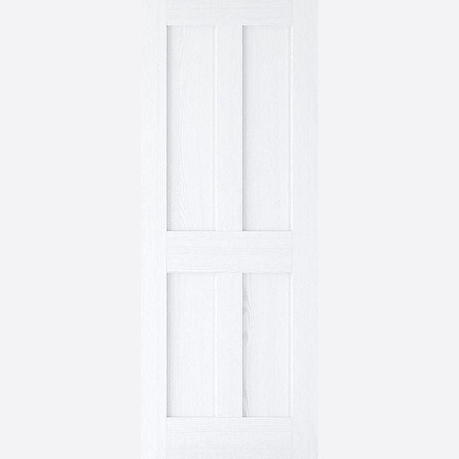 Internal White Primed London 4 Panel Door