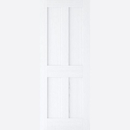 Internal White Primed London 4 Panel Door