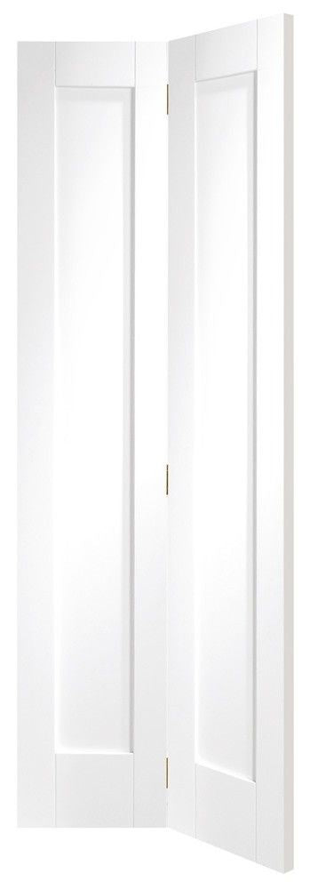 XL Joinery Internal White Primed Pattern 10 Clear Glazed Bi-Fold