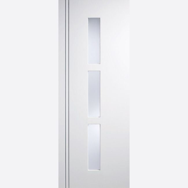 Internal White Sierra Blanco Glazed Door