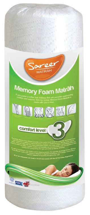 Sareer Matrah 3ft Single Memory Foam Mattress